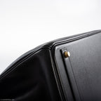 Hermes Birkin 40 Black Epsom Leather Gold Hardware - 2011, Square O - hardware detail
