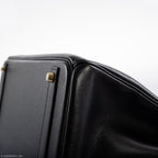 Hermes Birkin 40 Black Epsom Leather Gold Hardware - 2011, Square O - hardware detail