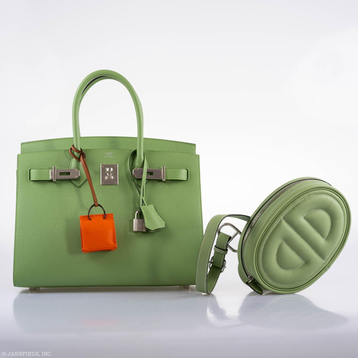 Hermes In-The-Loop Belt Bag Vert Criquet Swift Leather - product image 8