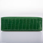Hermes Kelly Pochette Cactus Alligator, product detail view 8
