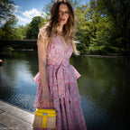 Hermes Kelly 20 Mini Picnic Jaune de Naples Swift & Osier Wicker Palladium Hardware 2019 D