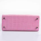 Hermes Kelly 25 Retourne 5P Bubblegum Pink Matte Alligator Palladium Hardware