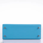 Hermes Kelly 25 Sellier Bleu du Nord Epsom