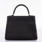 Hermes Kelly 28 Retourne Black Togo

