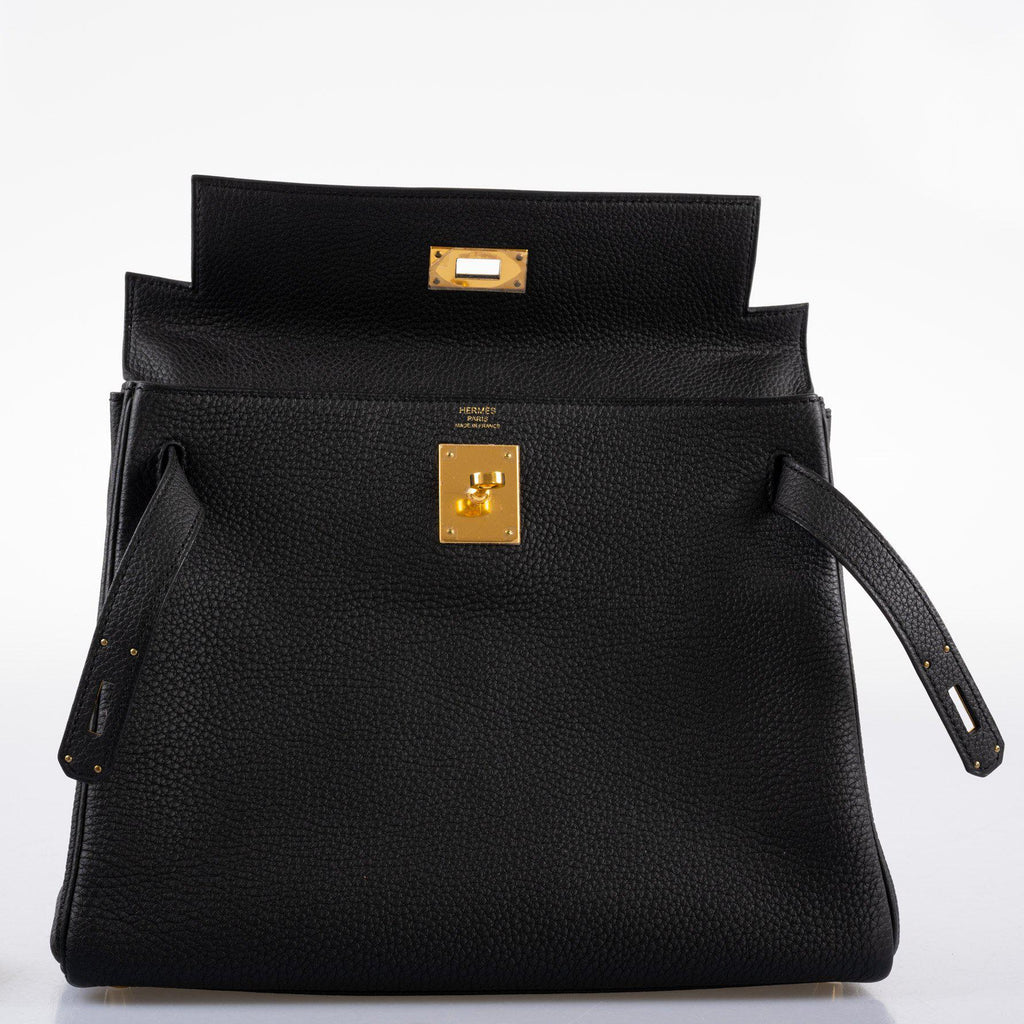Hermes Kelly 28 Retourne Black Togo

