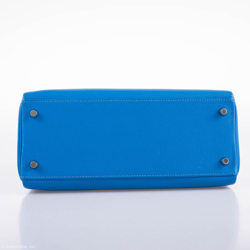 Hermes Kelly 28 Retourne Blue Hydra, product detail view 10