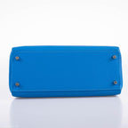 Hermes Kelly 28 Retourne Blue Hydra, product detail view 10