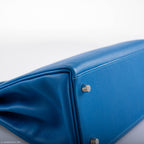 Hermes Kelly 28 Retourne Blue Hydra, product detail view 6