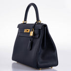 Hermes Kelly 25 Sellier Bleu Brume Epsom