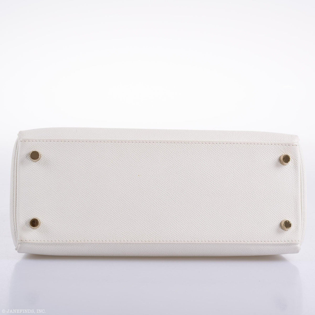 Hermes Kelly 28 Retourne White Epsom, product detail view 5