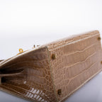 Hermes Kelly 28 Sellier Ficelle Alligator, product detail view 10