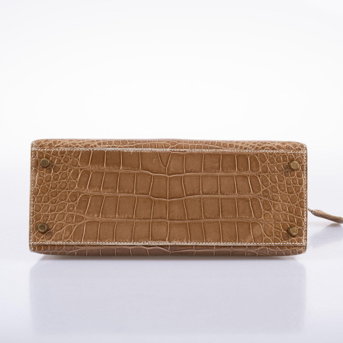 Hermes Kelly 28 Sellier Ficelle Alligator, product detail view 11