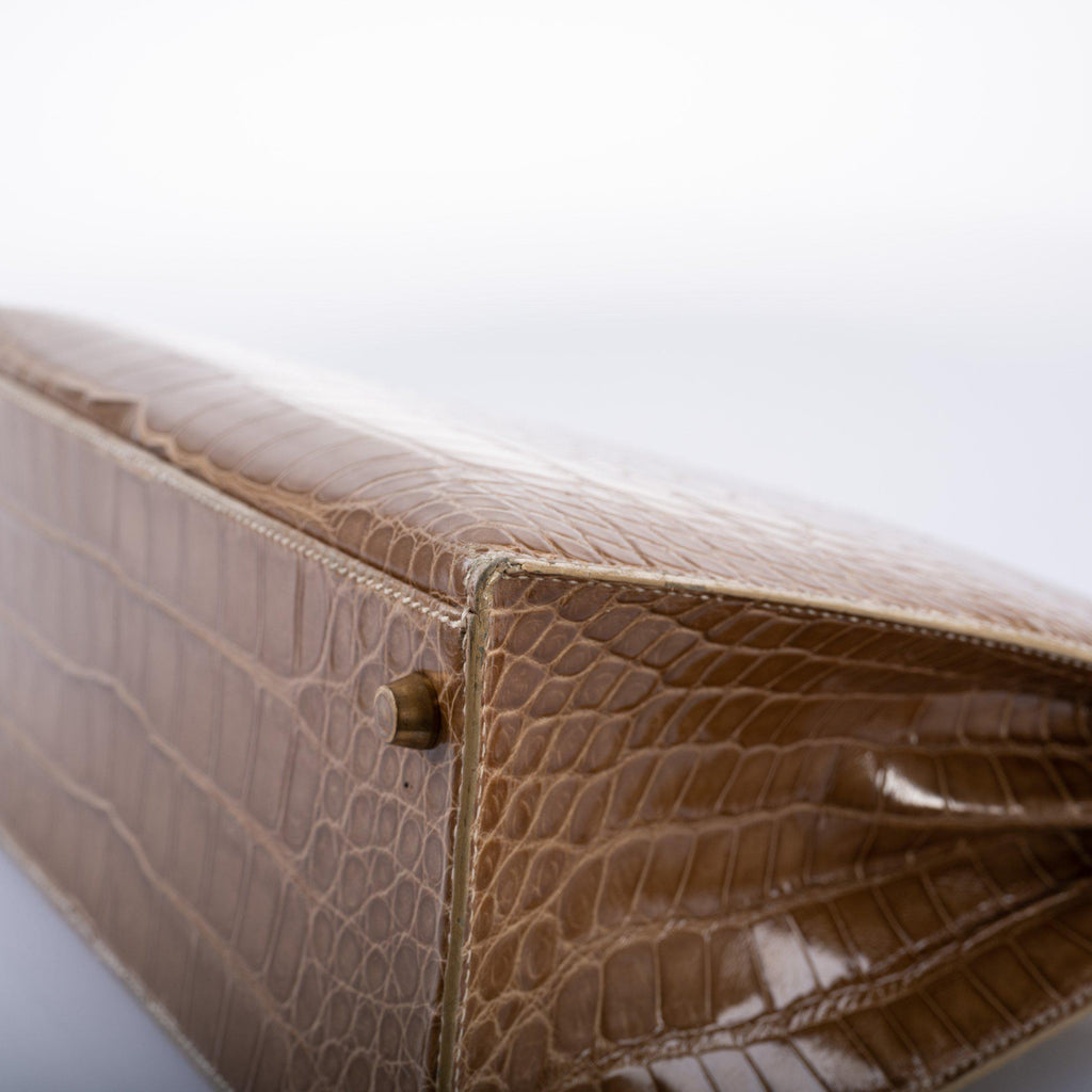 Hermes Kelly 28 Sellier Ficelle Alligator, product detail view 14