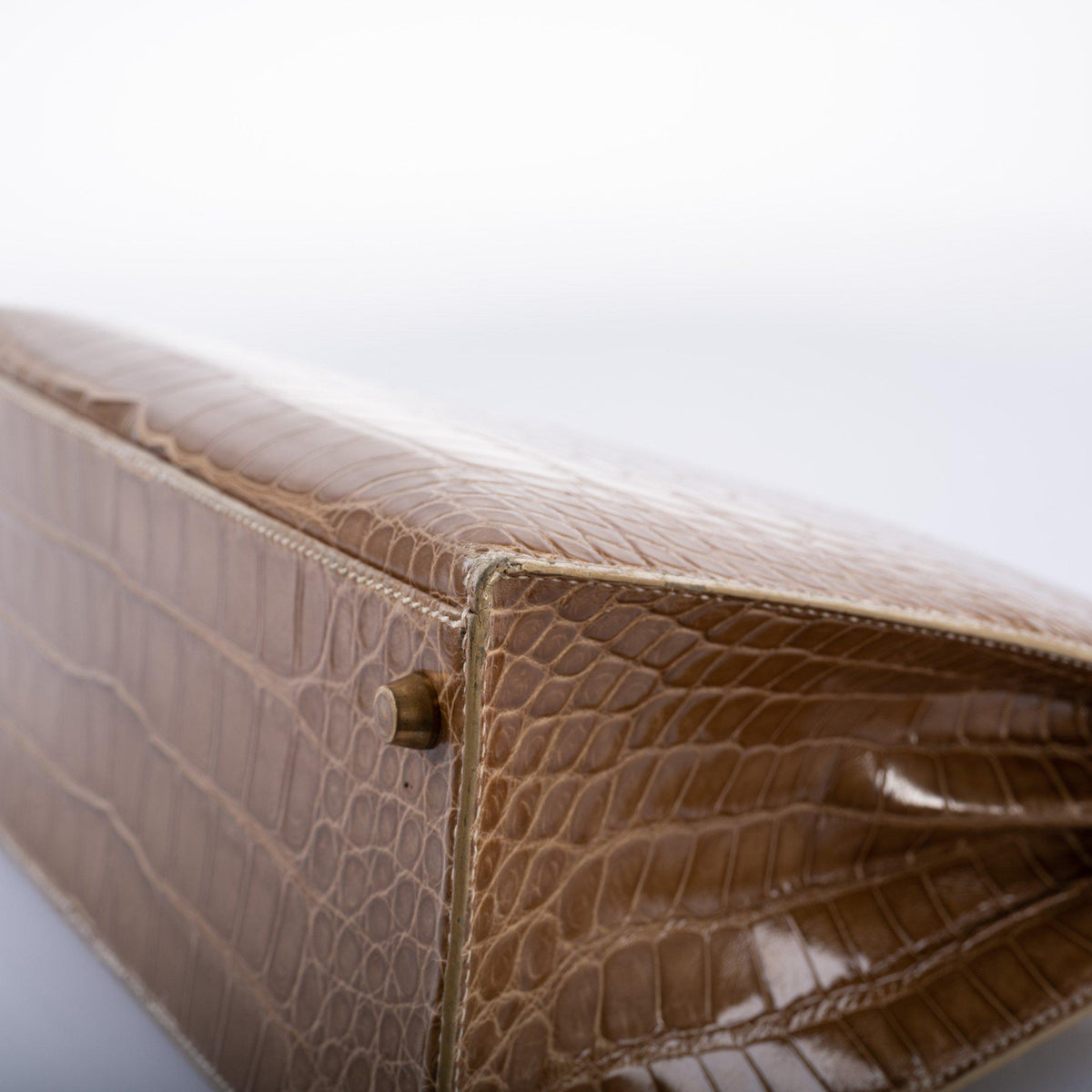 Hermes Kelly 28 Sellier Ficelle Alligator, product detail view 14