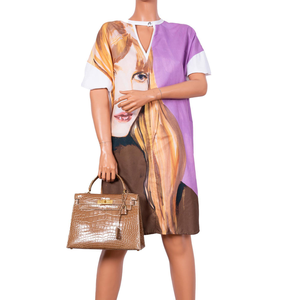 Hermes Kelly 28 Sellier Ficelle Alligator, product detail view 5