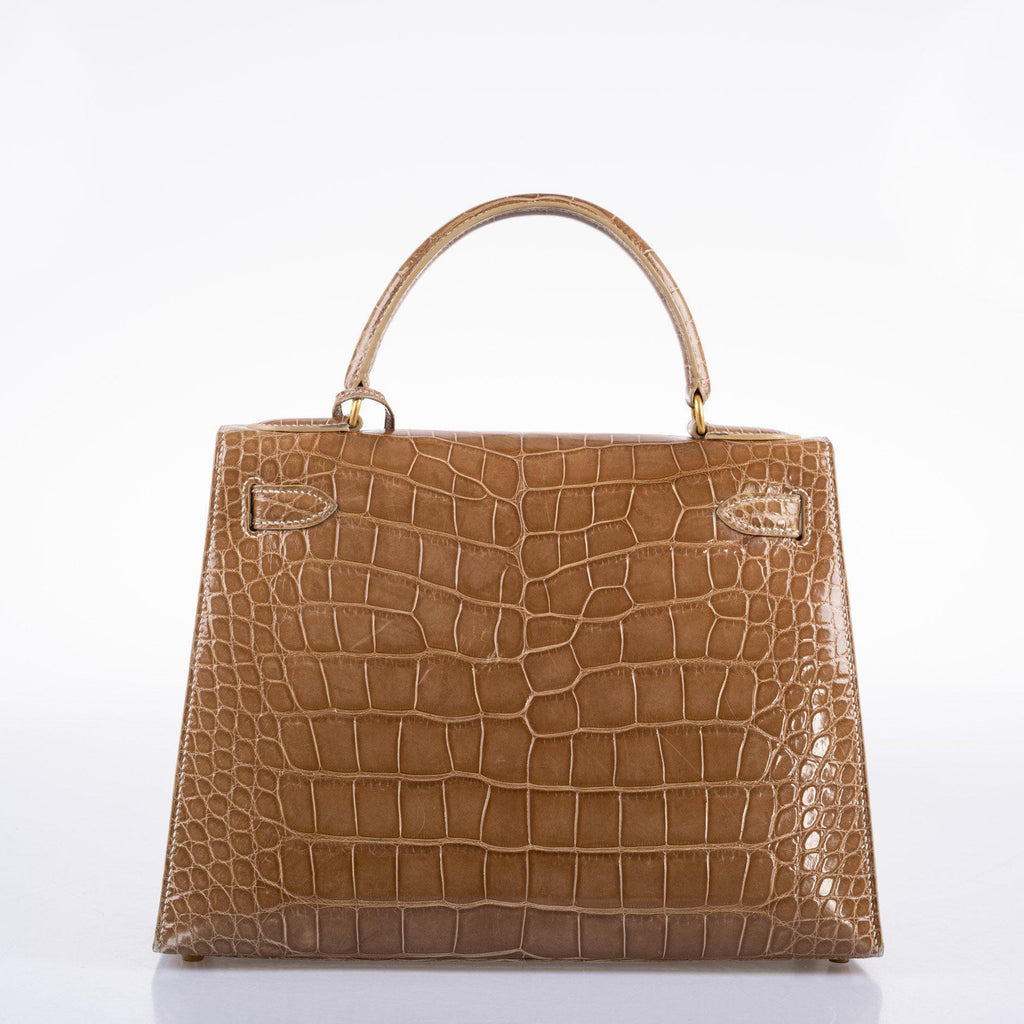 Hermes Kelly 28 Sellier Ficelle Alligator, product detail view 9