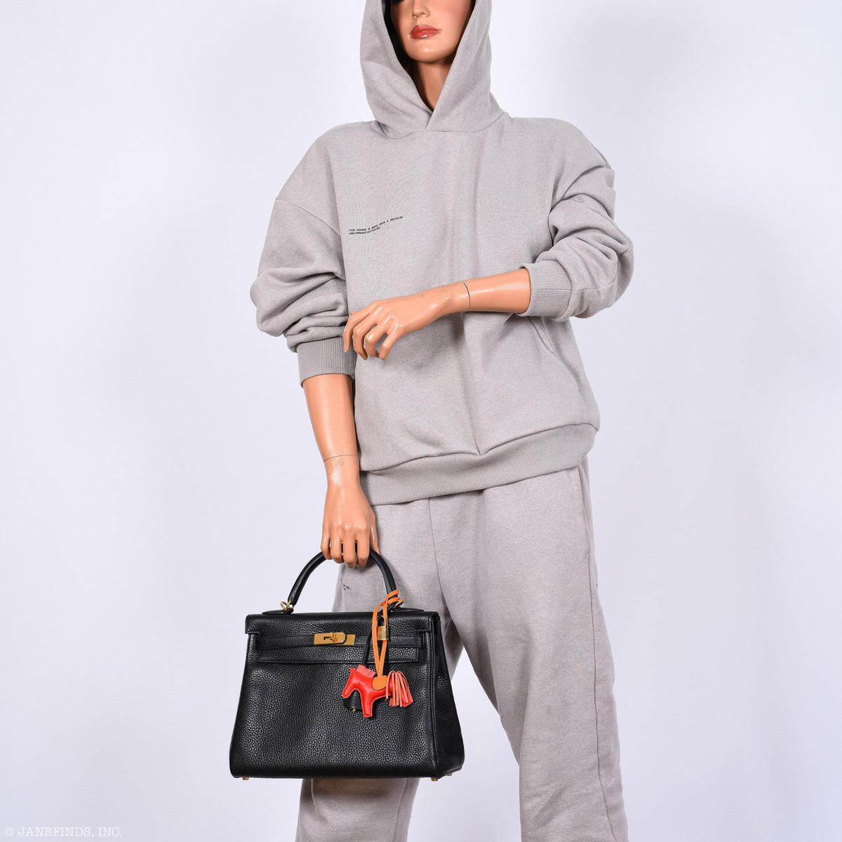 Hermes Kelly 32 Black Togo
