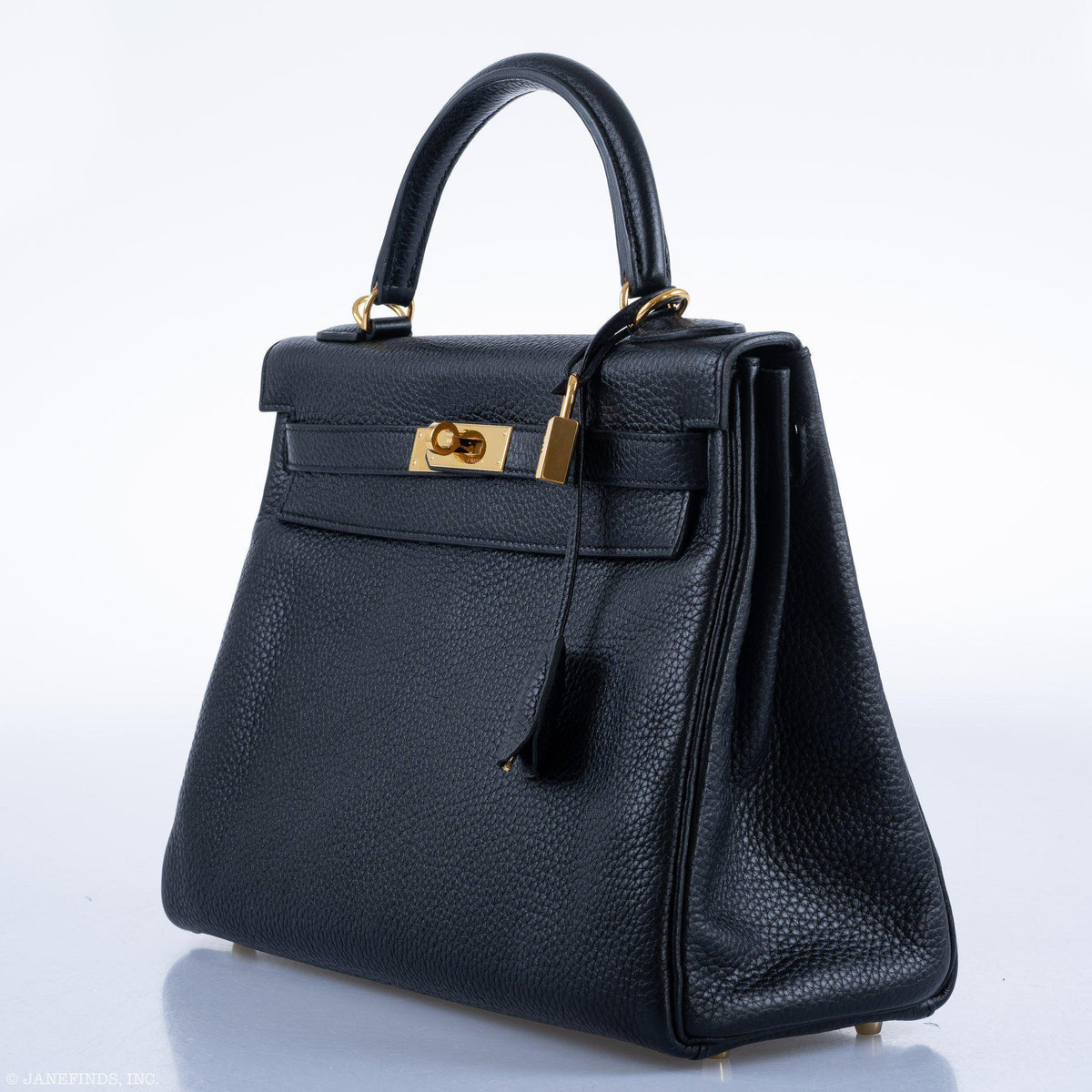 Hermes Kelly 32 Black Togo