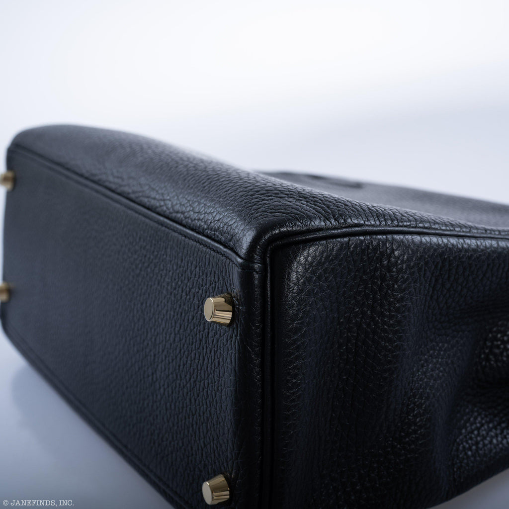 Hermes Kelly 32 Black Togo