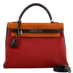 Hermes Kelly 32 Retourne Tri-Color, product detail view 7