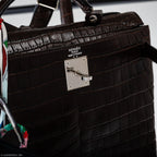 Hermes Kelly Ado 27 Matte Havane Nilo Crocodile