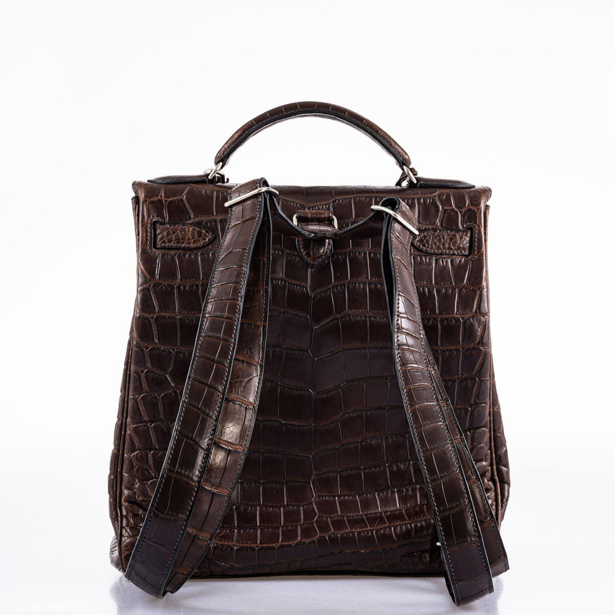 Hermes Kelly Ado 27 Matte Havane Nilo Crocodile