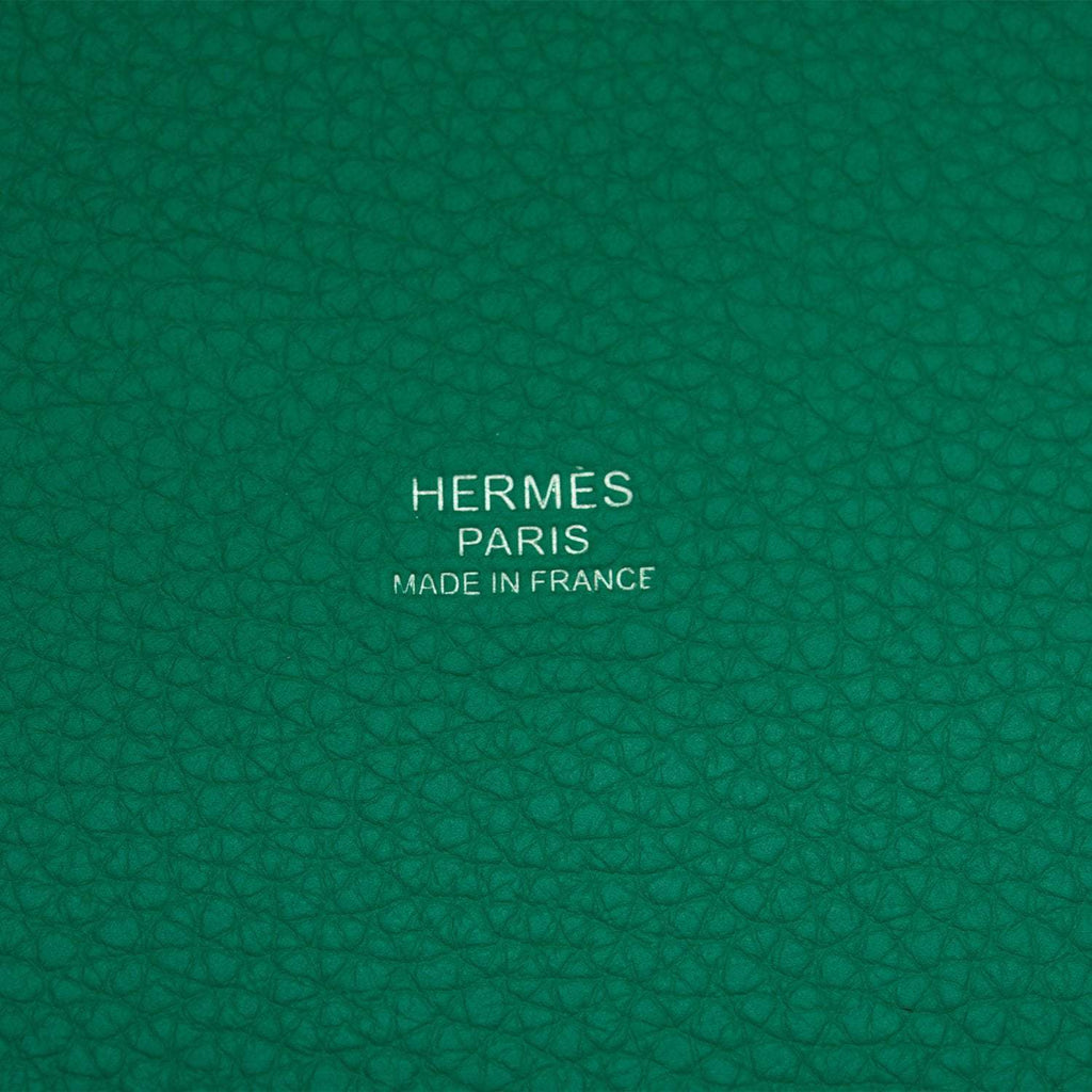 logo view of Hermès Picotin 18 Menthe Clemence