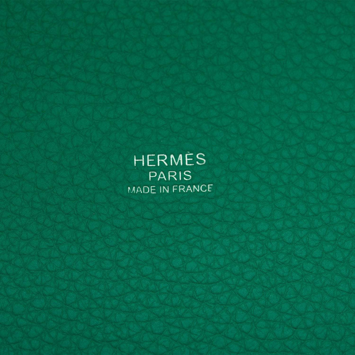 logo view of Hermès Picotin 18 Menthe Clemence