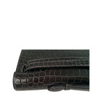 Hermès Kelly Cut Crocodile Graphite Bag