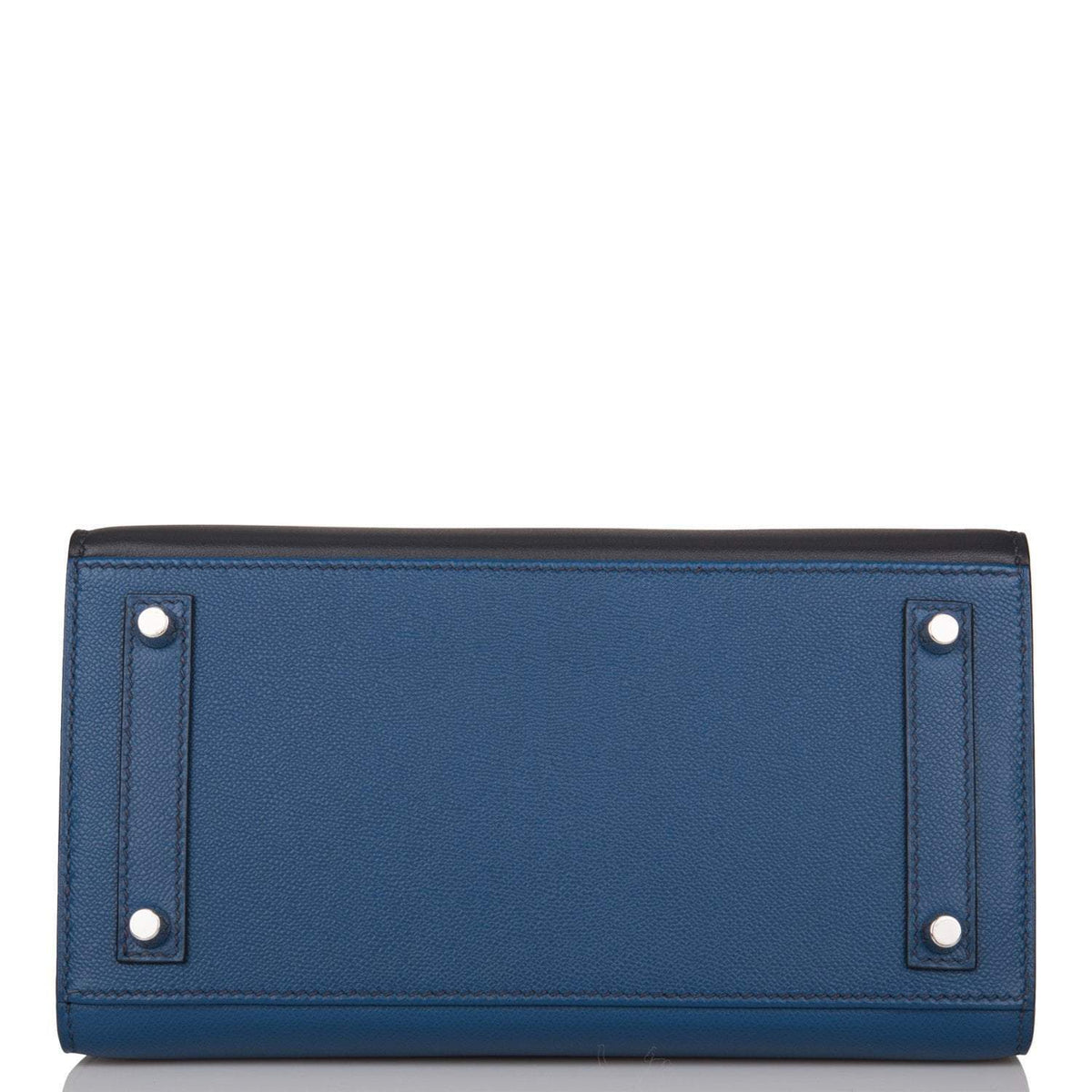 Hermes Bleu Sac Birkin Faubourg 20cm Palladium Hardware, product detail view 6