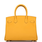 Hermes Birkin 30 Jaune Ambre Togo