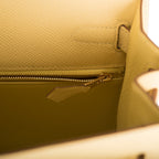 Hermes Kelly 28 Sellier Jaune Poussin, product detail view 9