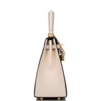 Hermes Kelly 25 Bi-Color Black Craie