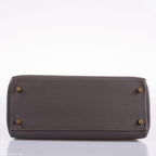 Hermes Kelly 28 Retourne Etain Togo, product detail view 5