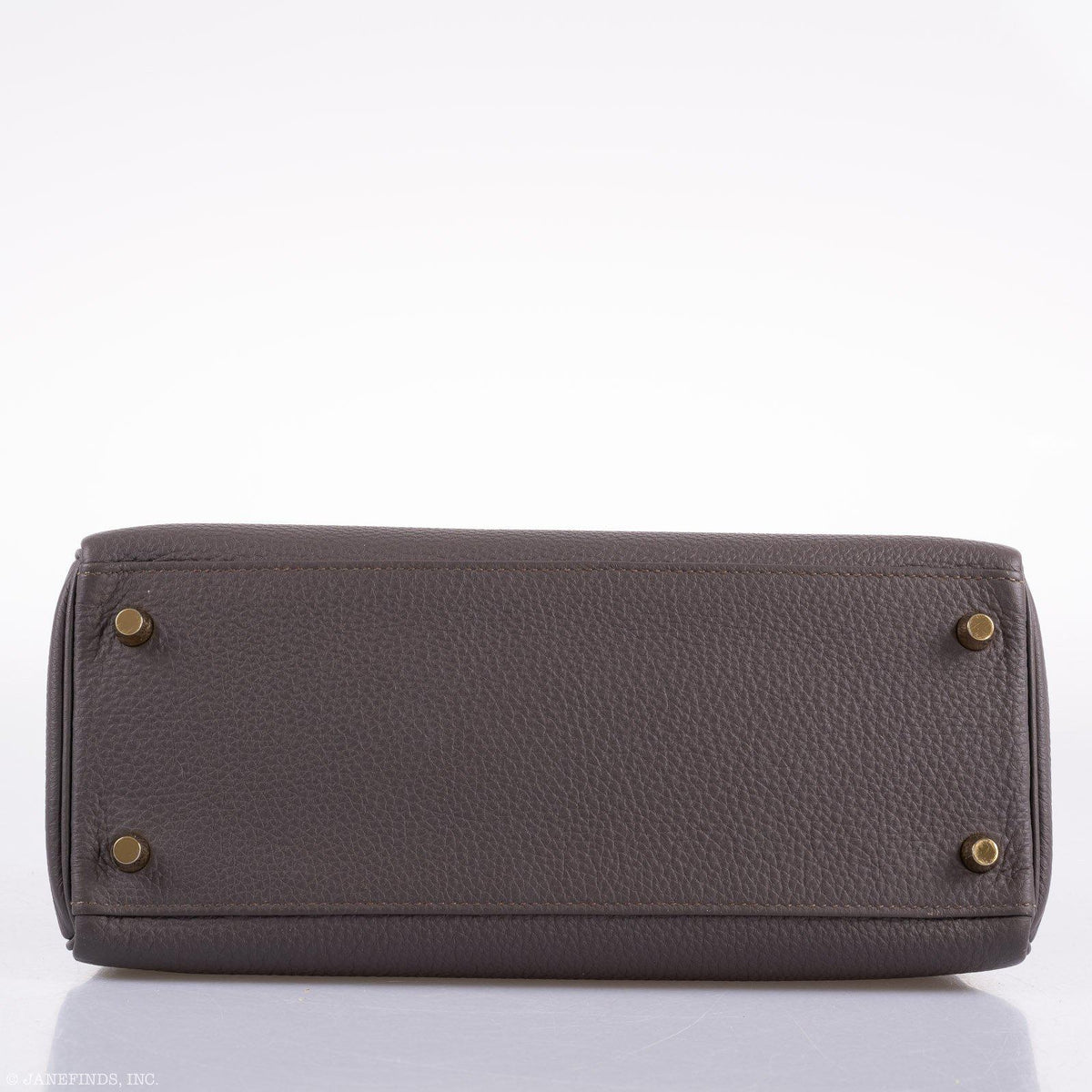 Hermes Kelly 28 Retourne Etain Togo, product detail view 5