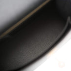 Hermes Kelly 28 Bi-Color Black Craie