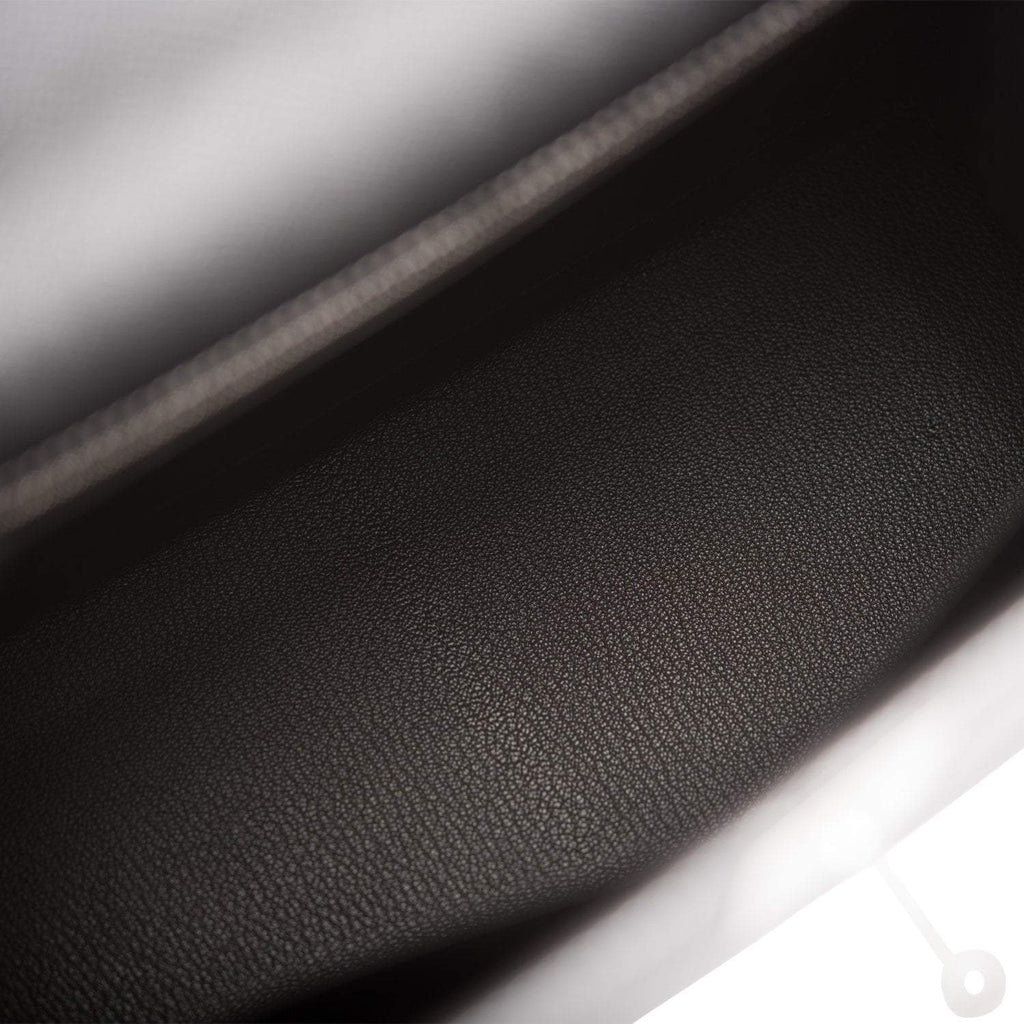 Hermes Kelly 28 Bi-Color Black Craie