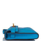 Hermes Kelly Cut Bleu Frida Swift