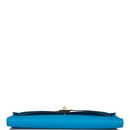 Hermes Kelly Cut Bleu Frida Swift