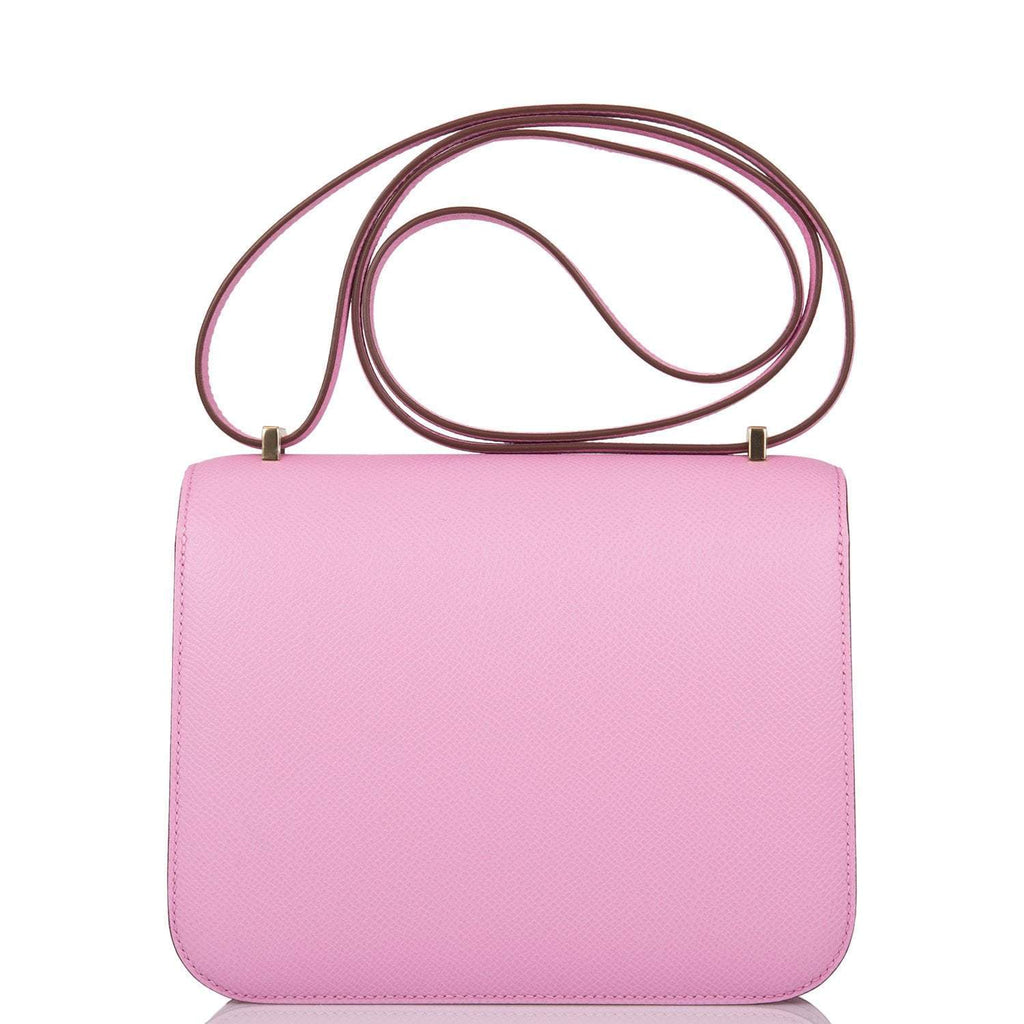 Hermes Mini Constance 18 Mauve Sylvestre Epsom