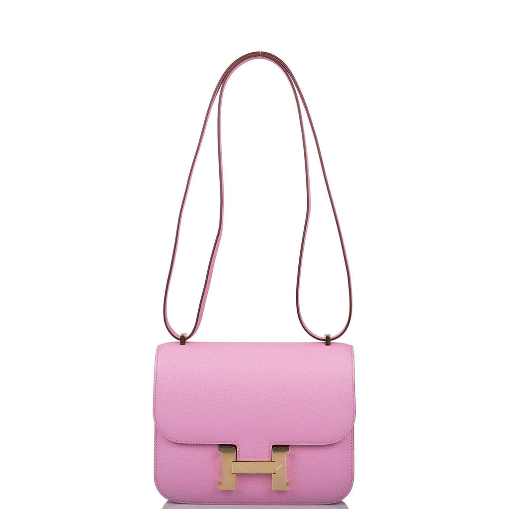 Hermes Mini Constance 18 Mauve Sylvestre Epsom