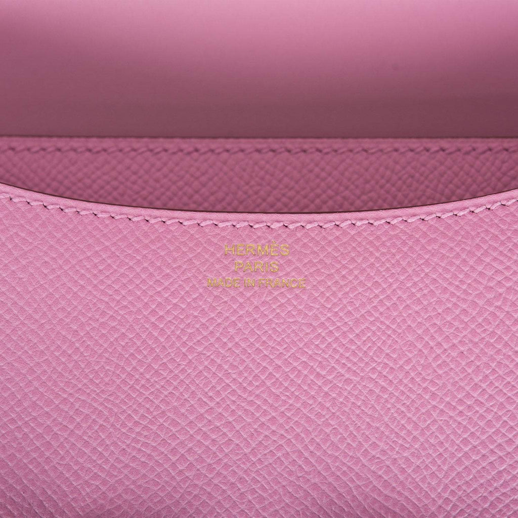 Hermes Mini Constance 18 Mauve Sylvestre Epsom