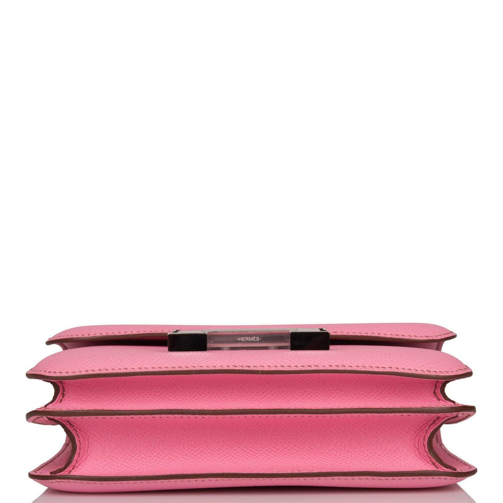 Hermes Mini Constance 18 Bubblegum Epsom