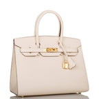 Hermes Nata Epsom Sellier Birkin 30cm - hardware detail