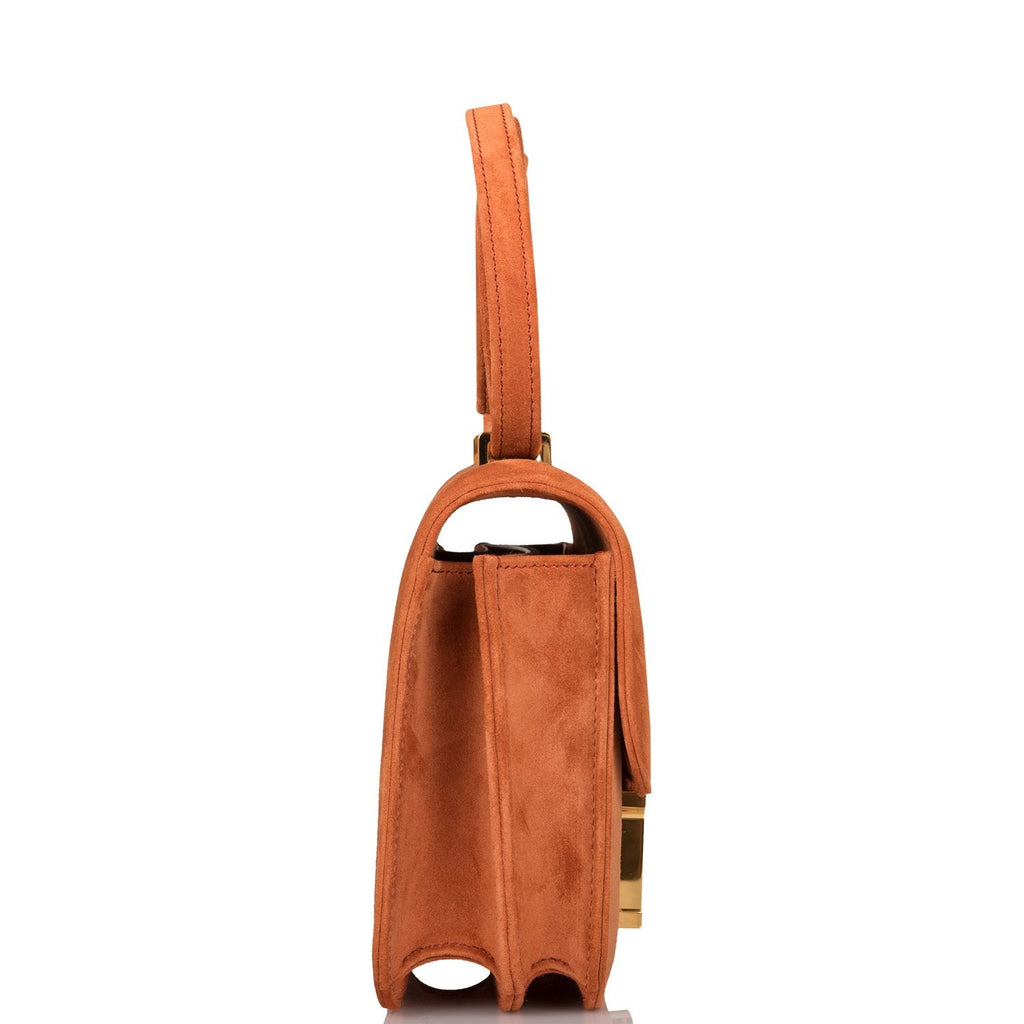 Hermes Mini Constance 18 Paprika Doblis