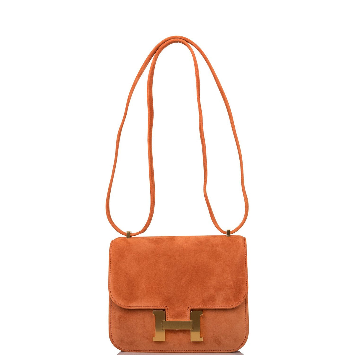 Hermes Mini Constance 18 Paprika Doblis