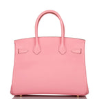 Hermes Birkin 30 Rose Confetti Chevre Gold Hardware
