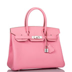Hermes Rose Confetti Epsom Birkin 30cm