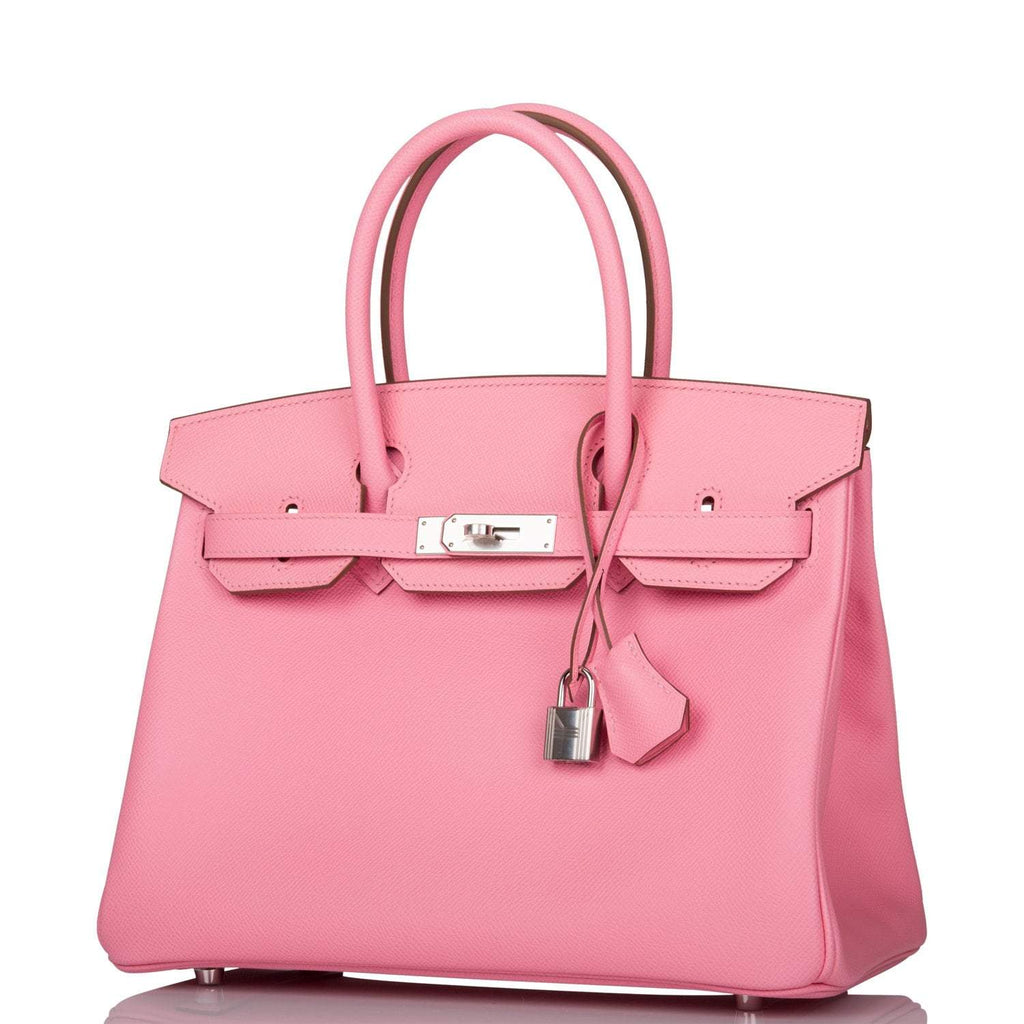 Hermes Rose Confetti Epsom Birkin 30cm