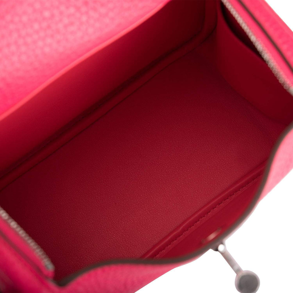 Hermes Mini Lindy Rose Extreme Clemence

